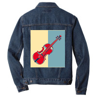 Violin Musical Instruments Men Denim Jacket | Artistshot