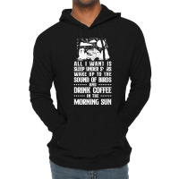 Camping All I Want Is Sleep Under Stars Motorhome Campervan Lightweight Hoodie | Artistshot