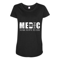 Medic Man Myth Legend Dna Medicine Hospital Doctor Medical Maternity Scoop Neck T-shirt | Artistshot