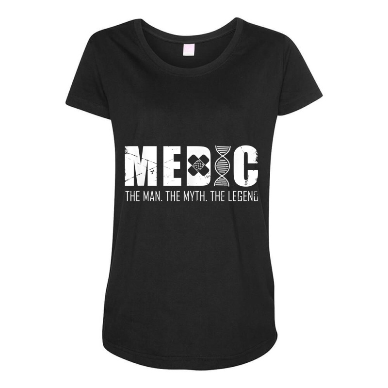 Medic Man Myth Legend Dna Medicine Hospital Doctor Medical Maternity Scoop Neck T-shirt by IsabelConstance | Artistshot