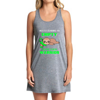 Depression Awareness   Mostly Running On Empty Depression Tank Dress | Artistshot