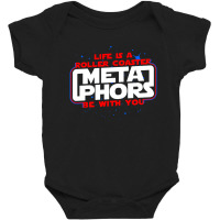 Meta Phors Be With You Baby Bodysuit | Artistshot