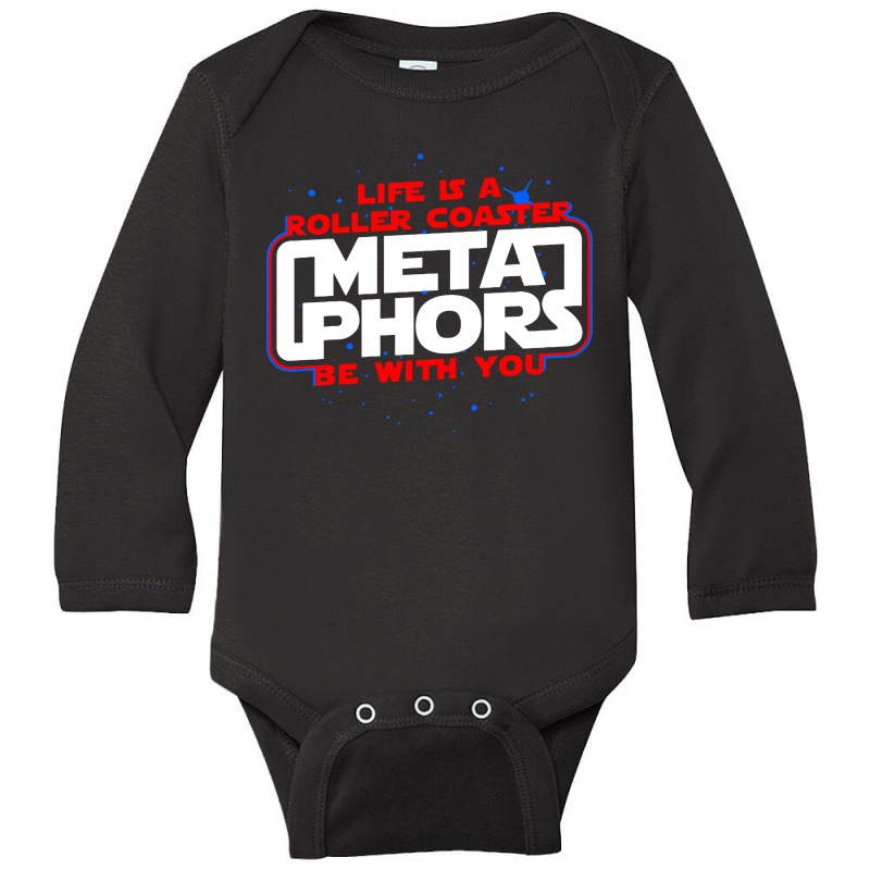 Meta Phors Be With You Long Sleeve Baby Bodysuit by AlHuda | Artistshot