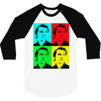 Paul Dano Pop Art 3/4 Sleeve Shirt | Artistshot