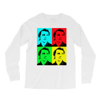 Paul Dano Pop Art Long Sleeve Shirts | Artistshot