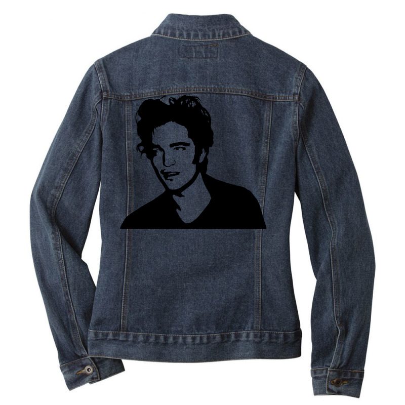 Edward Cullen Ladies Denim Jacket. By Artistshot