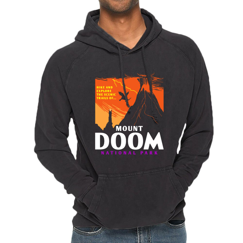 Mount Doom National Park Vintage Hoodie | Artistshot