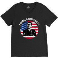 I Smell Commies Republican Conservative Ronald Regan Biden V-neck Tee | Artistshot