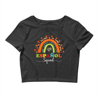 Espanol Squad Bilingual Spanish Teacher Back To School 2022 T Shirt Crop Top | Artistshot