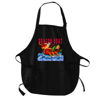 Dragon Boat Vintage Chinese Boating Festival Gift T Shirt Medium-length Apron | Artistshot