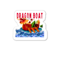 Dragon Boat Vintage Chinese Boating Festival Gift T Shirt Sticker | Artistshot