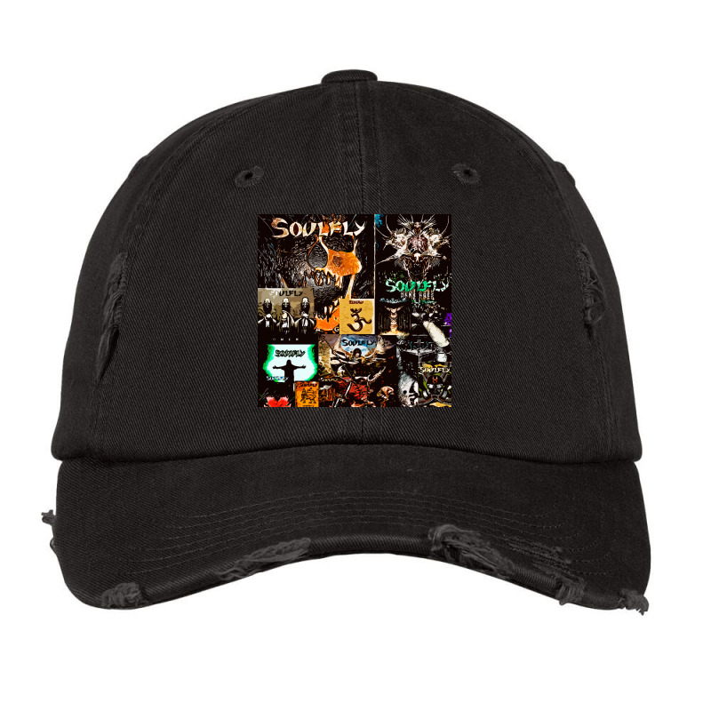 Soulfly Album Collection Vintage Cap by nadyaqonitahi | Artistshot