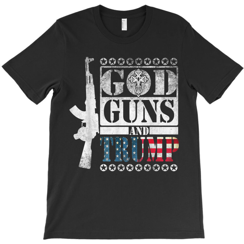 God Guns And Trump 2nd Amendment  Trump 45 T-shirt | Artistshot