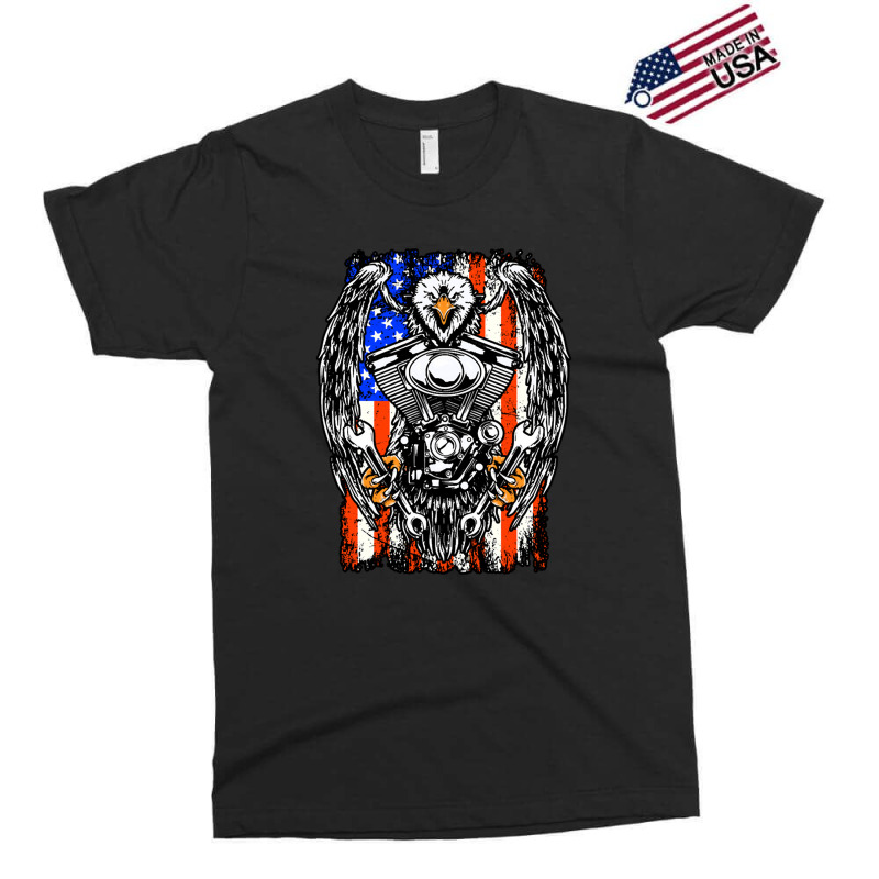 American Biker Exclusive T-shirt by Evelyn D Adkins | Artistshot