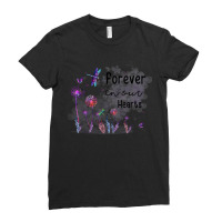 Forever In Our Hearts Dandelion Dragonfly Memorial Women Men Ladies Fitted T-shirt | Artistshot