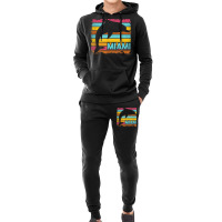 Miami Resident Vintage Dolphin Silhouette Souvenir Gift Hoodie & Jogger Set | Artistshot