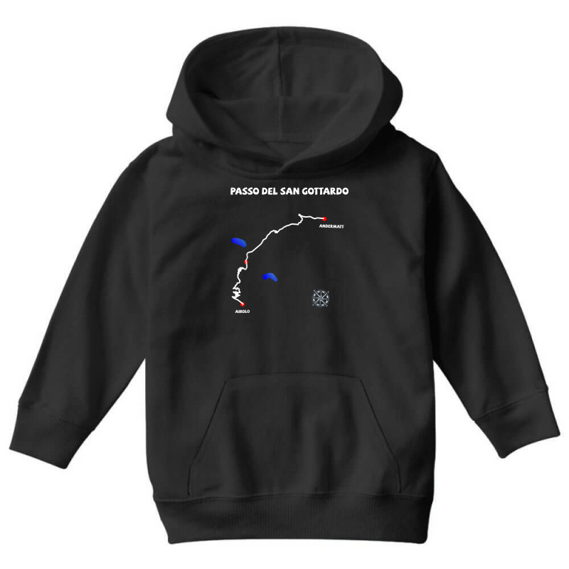 Gotthardpass Serpentine Switzerland Passo Del San Gottardo T Shirt Youth Hoodie | Artistshot