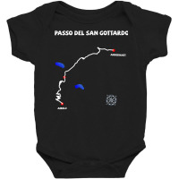 Gotthardpass Serpentine Switzerland Passo Del San Gottardo T Shirt Baby Bodysuit | Artistshot