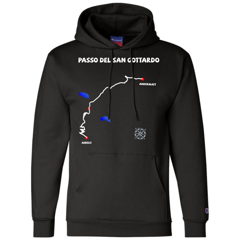 Gotthardpass Serpentine Switzerland Passo Del San Gottardo T Shirt Champion Hoodie | Artistshot