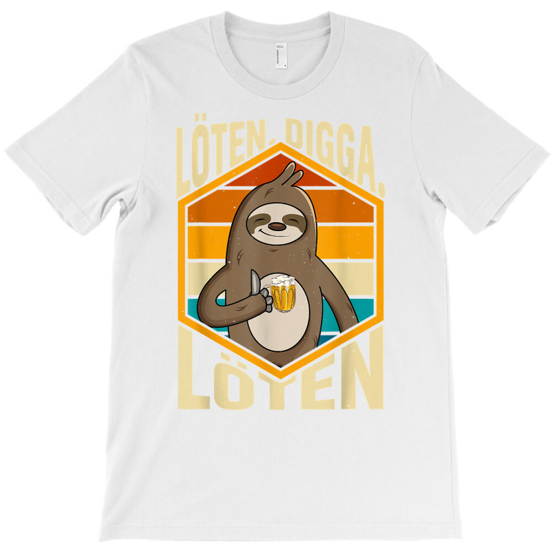 Funny Funny Sloth Beer Soldering. Digga. Soldering T Shirt T-shirt | Artistshot