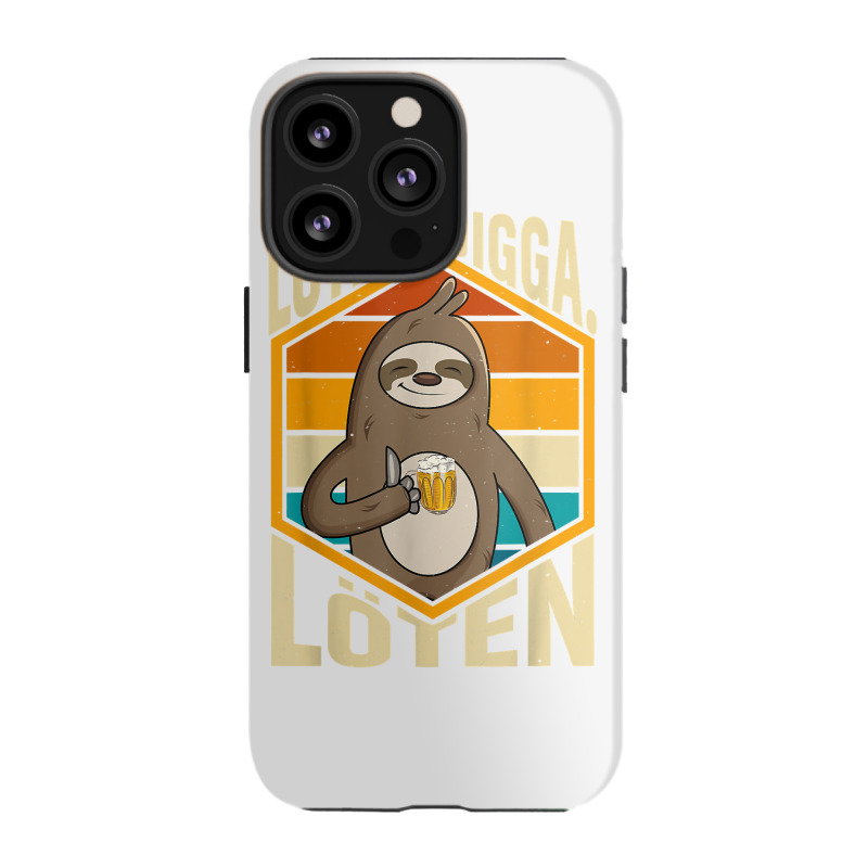 Funny Funny Sloth Beer Soldering. Digga. Soldering T Shirt Iphone 13 Pro Case | Artistshot