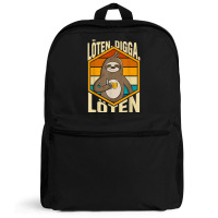 Funny Funny Sloth Beer Soldering. Digga. Soldering T Shirt Backpack | Artistshot