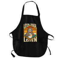 Funny Funny Sloth Beer Soldering. Digga. Soldering T Shirt Medium-length Apron | Artistshot