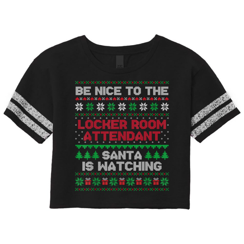 Locker Room Attendant Gift Locker Room Attendant Ugly Xmas T Shirt Scorecard Crop Tee by daniadsu0smyrl | Artistshot