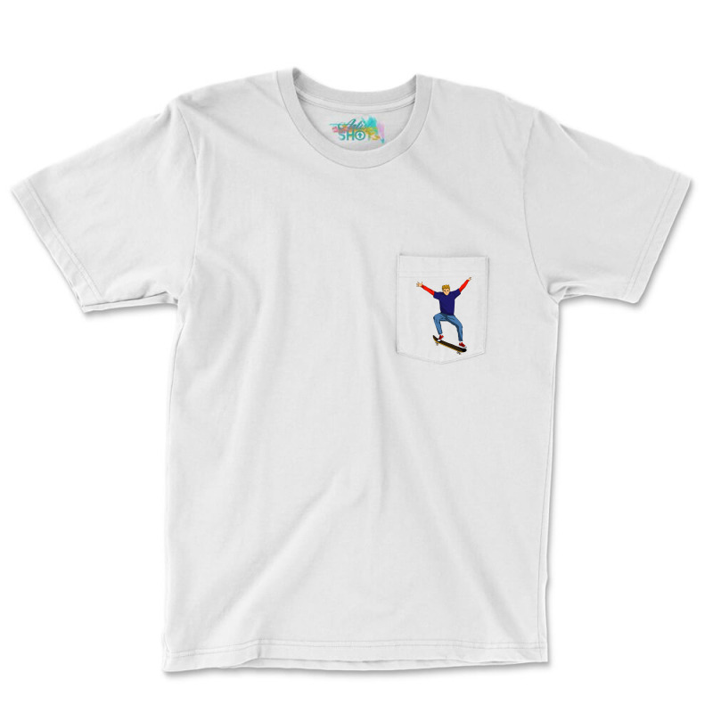 Skater Boy Pocket T-shirt | Artistshot