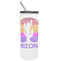 Arizona Vintage Retro Cactus Souvenir Skinny Tumbler | Artistshot