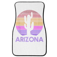 Arizona Vintage Retro Cactus Souvenir Front Car Mat | Artistshot