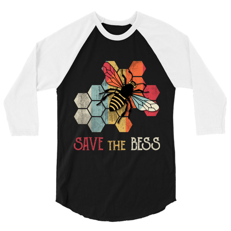 Save The Bees 3/4 Sleeve Shirt | Artistshot