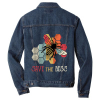 Save The Bees Men Denim Jacket | Artistshot