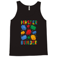 Brick Builder Funny Blocks Master Builder Tank Top | Artistshot