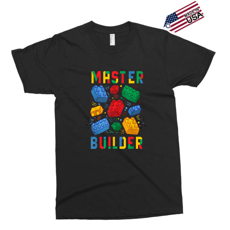 Brick Builder Funny Blocks Master Builder Exclusive T-shirt | Artistshot