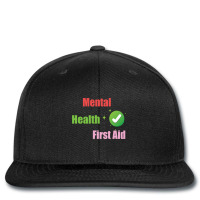 Mental Health First Aid Printed Hat | Artistshot