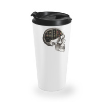 Analog Modular Synthesizer Skull For Synth Nerd Travel Mug | Artistshot