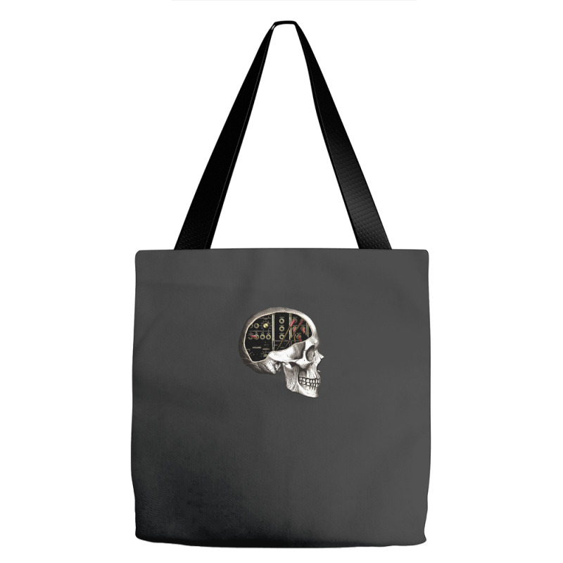 Analog Modular Synthesizer Skull For Synth Nerd Tote Bags | Artistshot