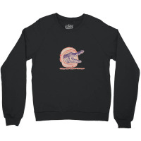 Alligator Space Invader Crewneck Sweatshirt | Artistshot