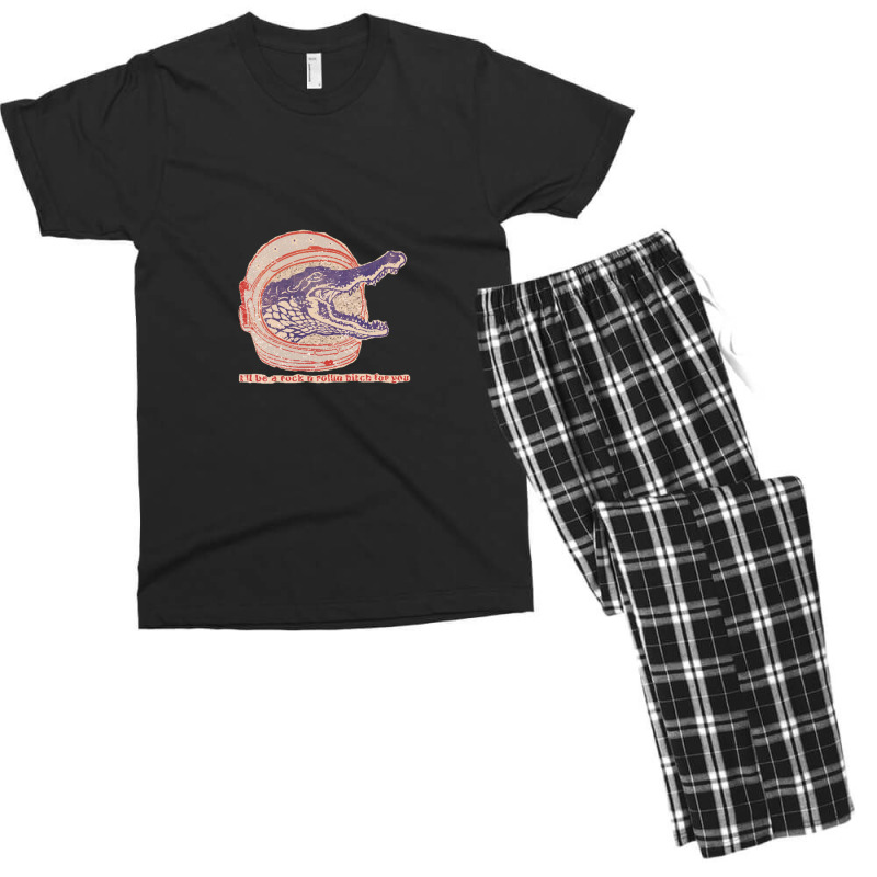 Alligator Space Invader Men's T-shirt Pajama Set by RahimCook | Artistshot