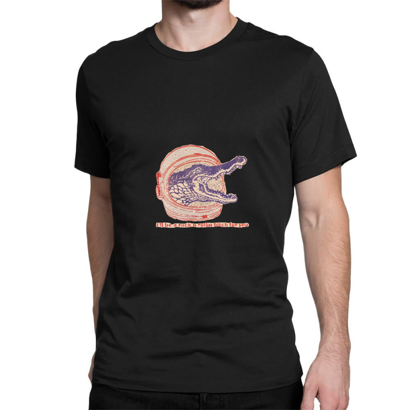 Alligator Space Invader Classic T-shirt by RahimCook | Artistshot