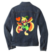 Cute Bunzo Dancing Play The Game Time For Boy Girl Kids Game Ladies Denim Jacket | Artistshot