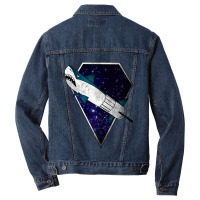 Diamond Shark Lambda Galaxy Men Denim Jacket | Artistshot