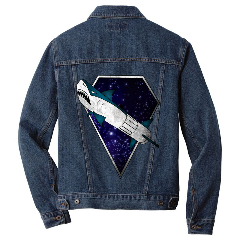 Diamond Shark Lambda Galaxy Men Denim Jacket | Artistshot