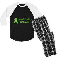 Mental Health First Aid   (5) Men's 3/4 Sleeve Pajama Set | Artistshot