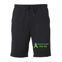 Mental Health First Aid   (5) Fleece Short | Artistshot