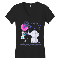 Elephant Irritable Bowel Syndrome Awareness Women's V-neck T-shirt | Artistshot