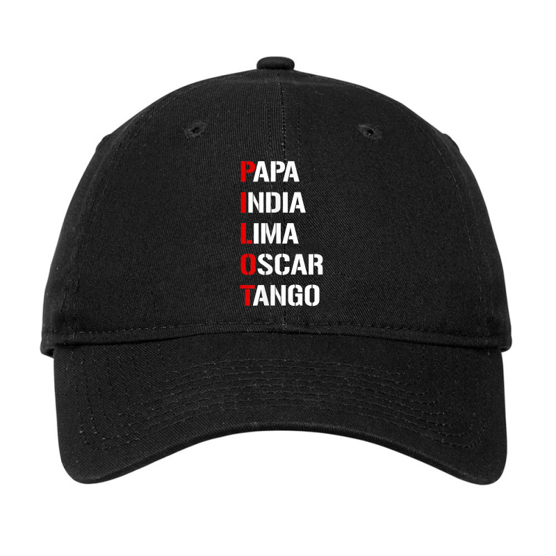 Papa India Lima Oscar Tango Phonetic Alphabet Pilot Adjustable Cap | Artistshot