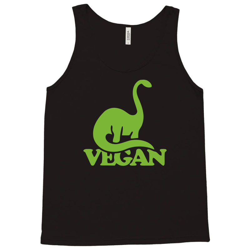 Vegan Dinosaur Tank Top | Artistshot