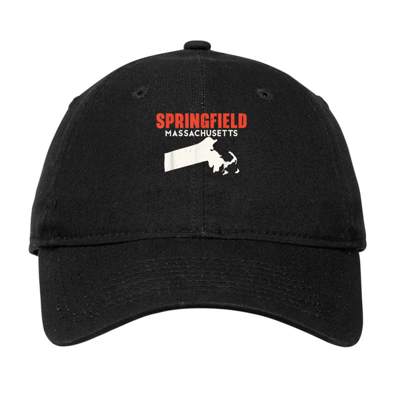 Springfield Massachusett Usa State America Travel Bay Stater T Shirt Adjustable Cap | Artistshot